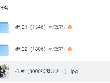 美女街拍3000张【高画质】