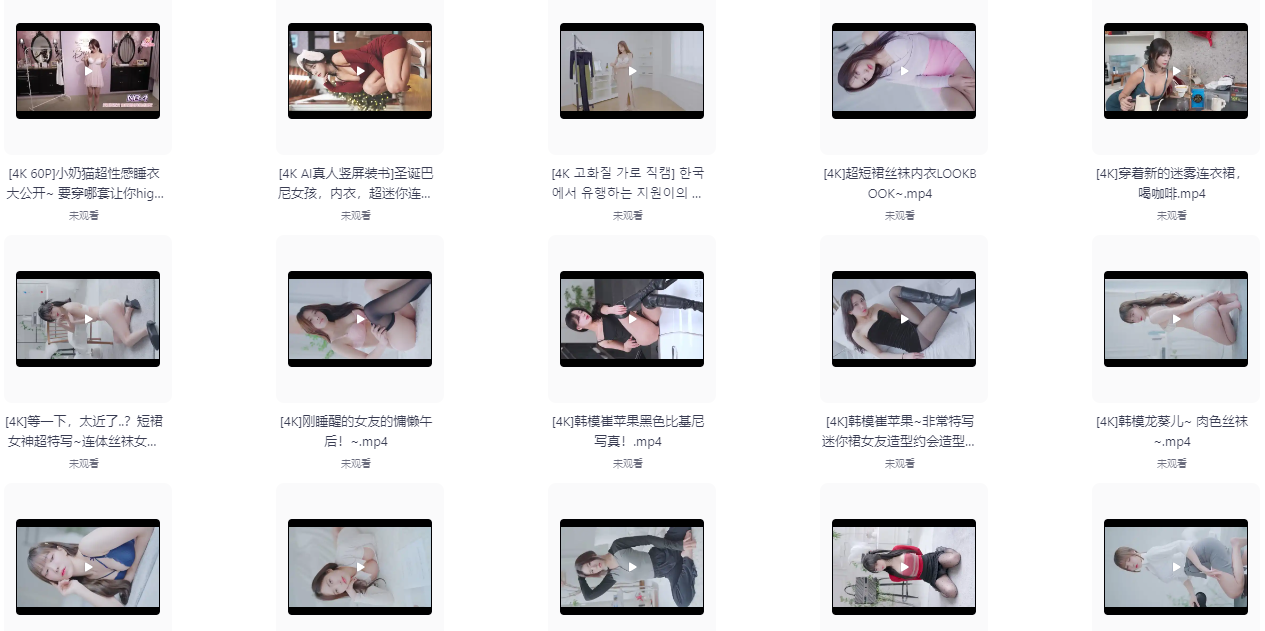 特别福利 韩国模特内衣丝袜合集，4K超高清画质，共28GB